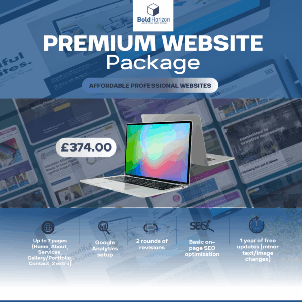 Premium 7-Page Website Design Package with SEO & Google Analytics